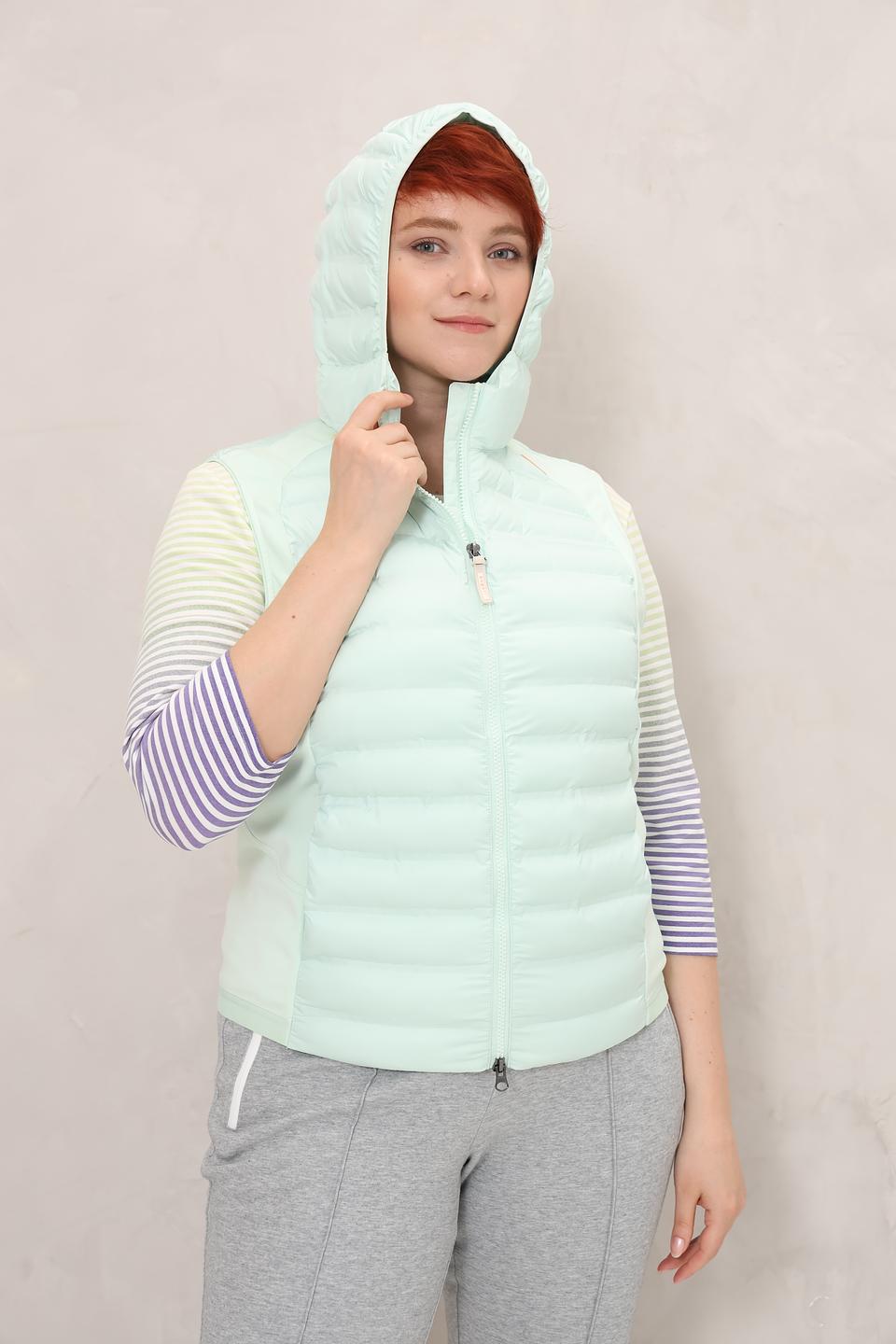 Жилет Bugatti стеганый мятный