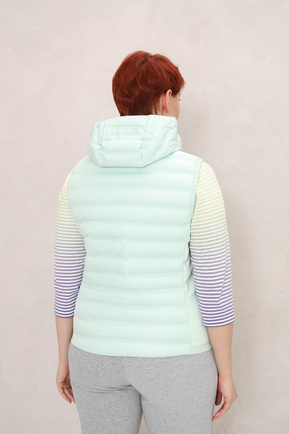 Жилет Bugatti стеганый мятный