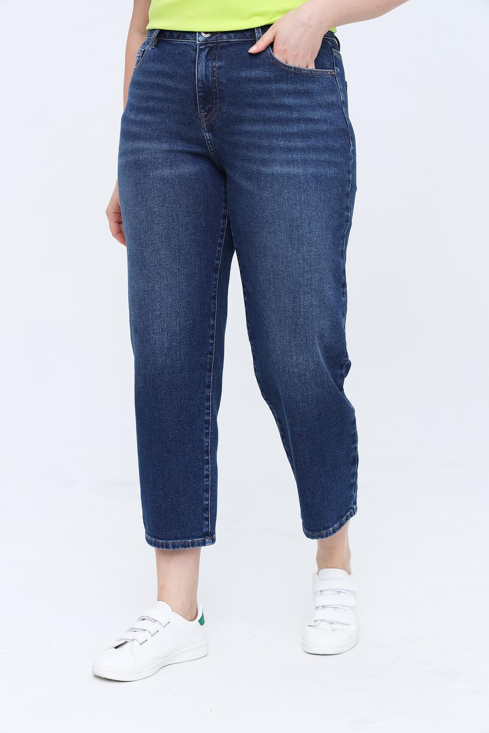 Джинсы Pezzo mom fit синие