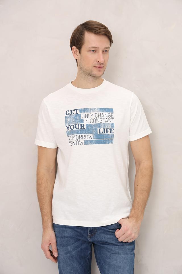 Футболка Lerros с принтом белый