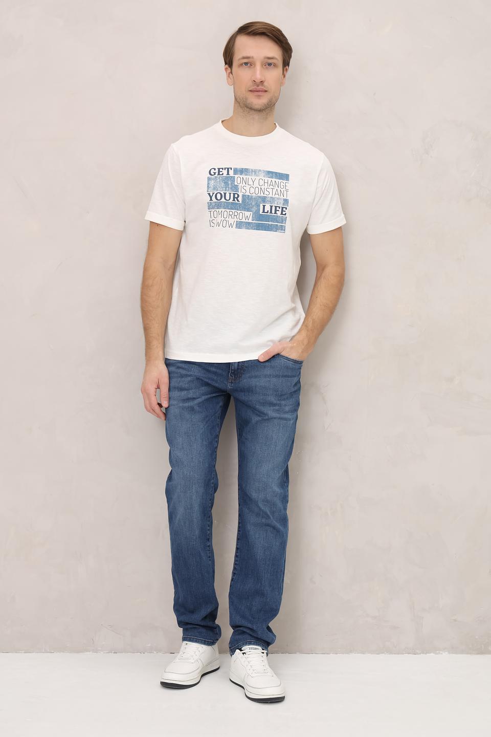 Футболка Lerros с принтом белый