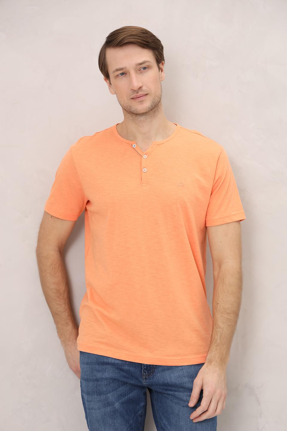 Футболка Lerros персиковая с планкой
