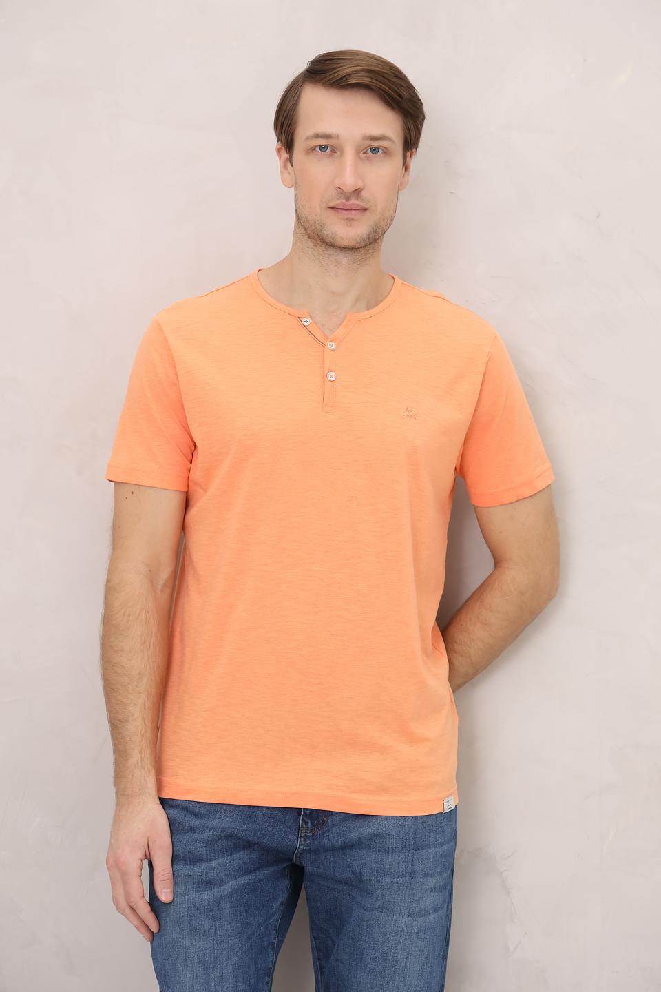 Футболка Lerros персиковая с планкой