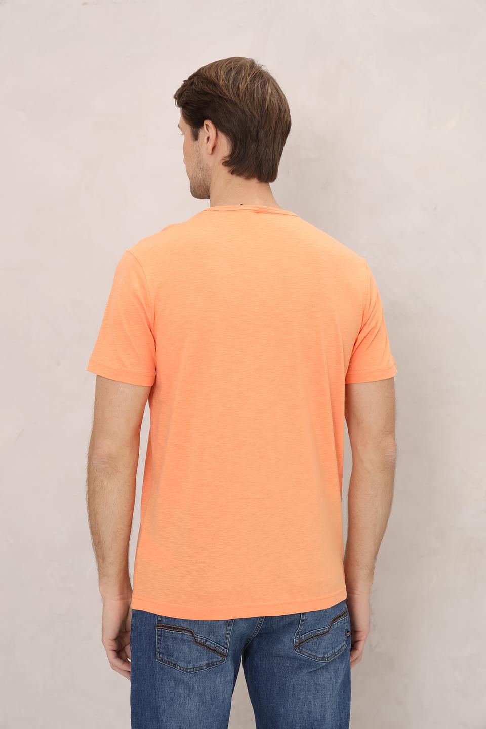 Футболка Lerros персиковая с планкой