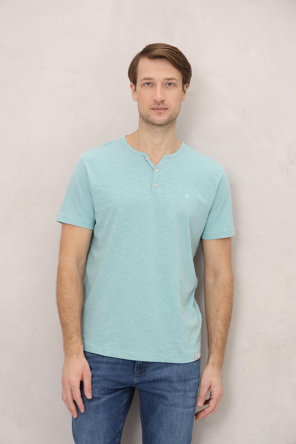 Футболка Lerros с планкой мятный