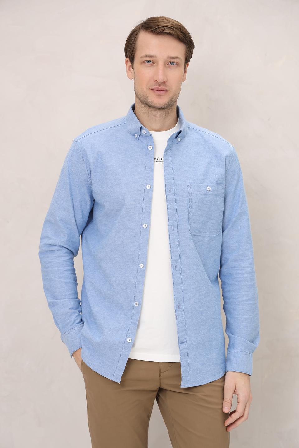 Рубашка дл Tom Tailor голубая