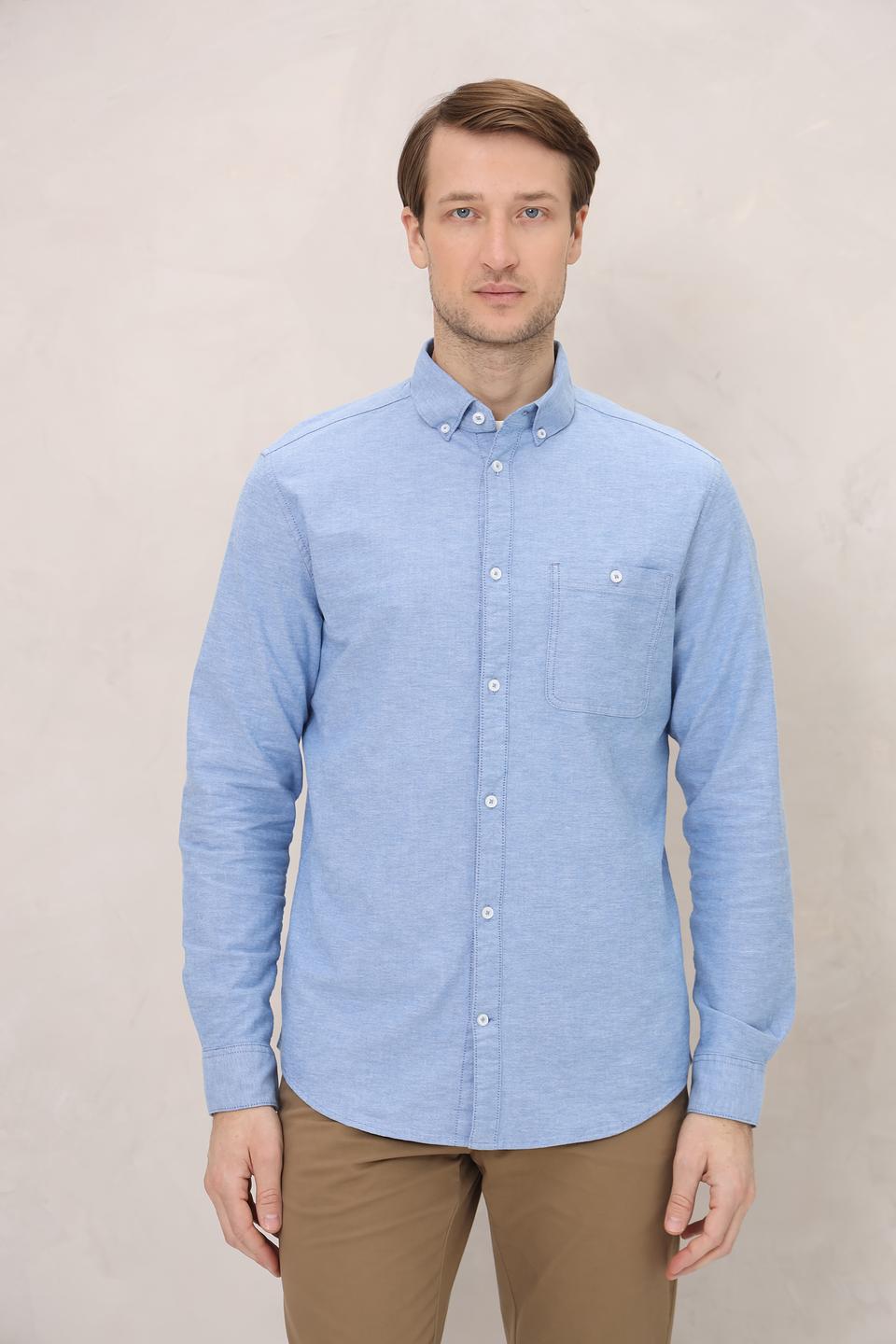 Рубашка дл Tom Tailor голубая