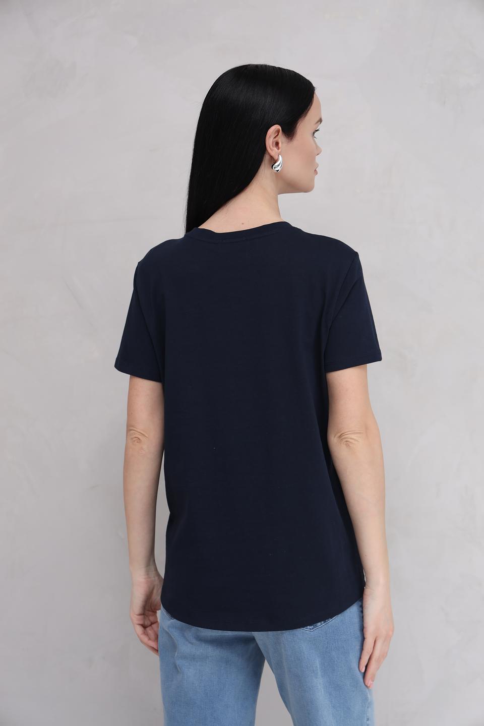 Футболка Tom Tailor denim темно-синяя