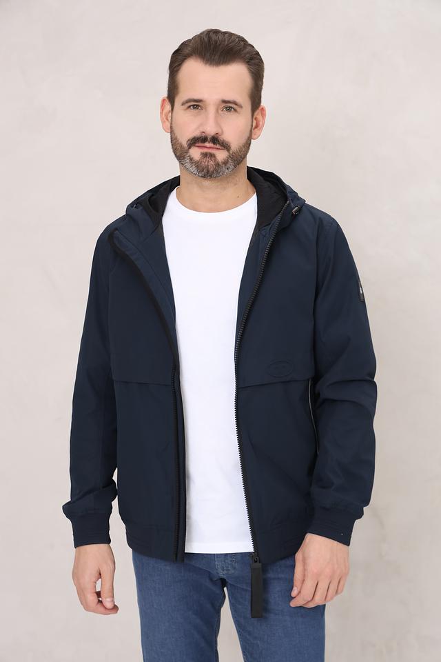 Ветровка Tom Tailor синяя с капюшоном