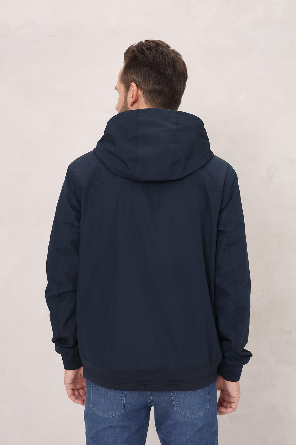 Ветровка Tom Tailor синяя с капюшоном