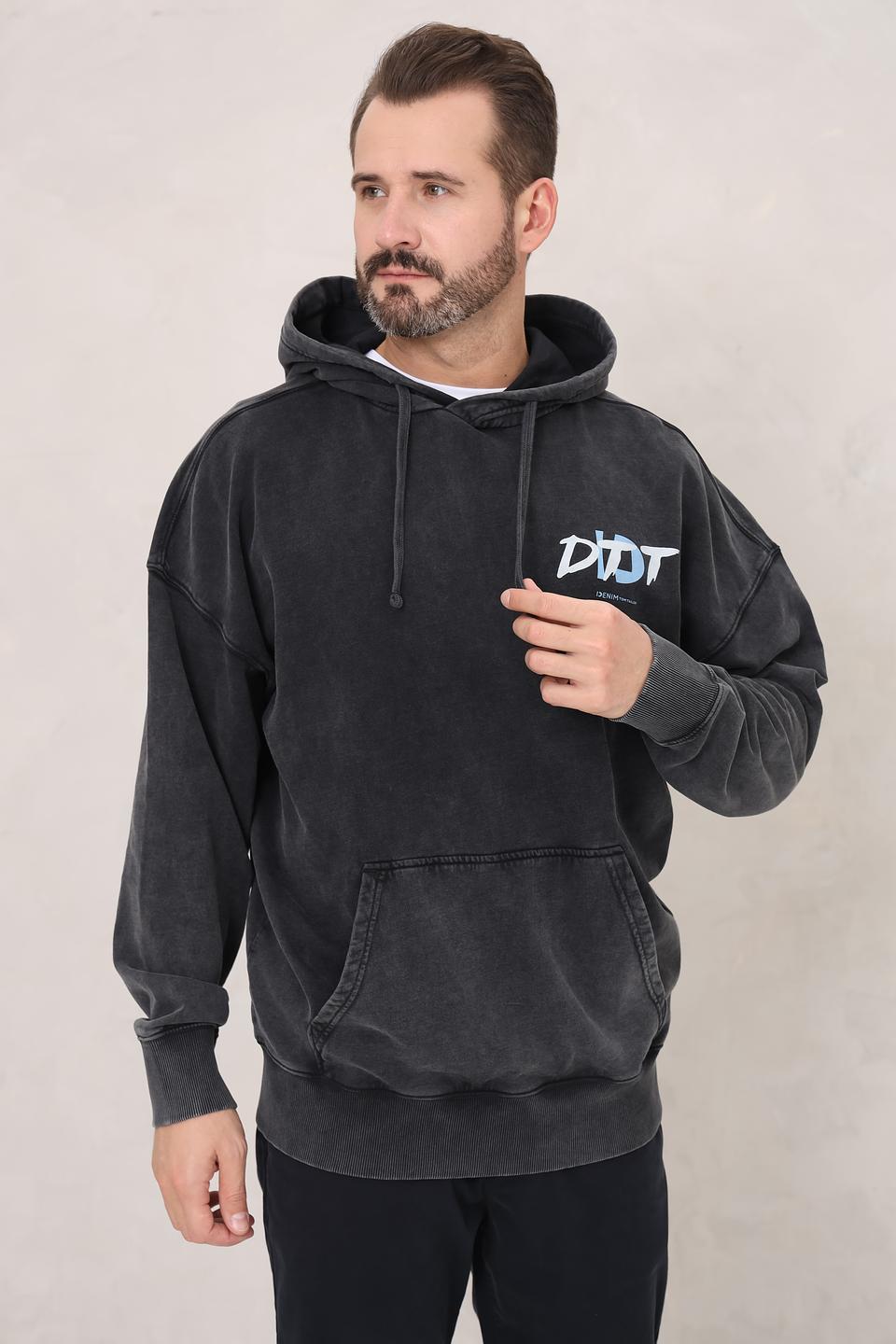 Толстовка Tom Tailor denim чёрная