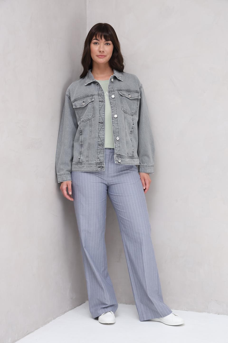 Жакет Tom Tailor denim серый