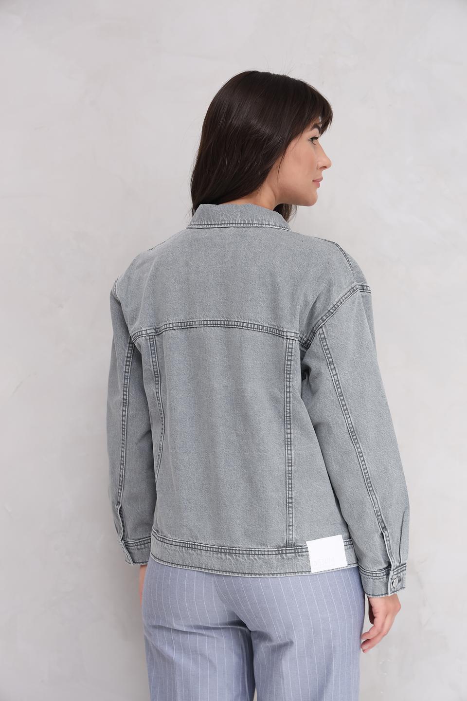 Жакет Tom Tailor denim серый