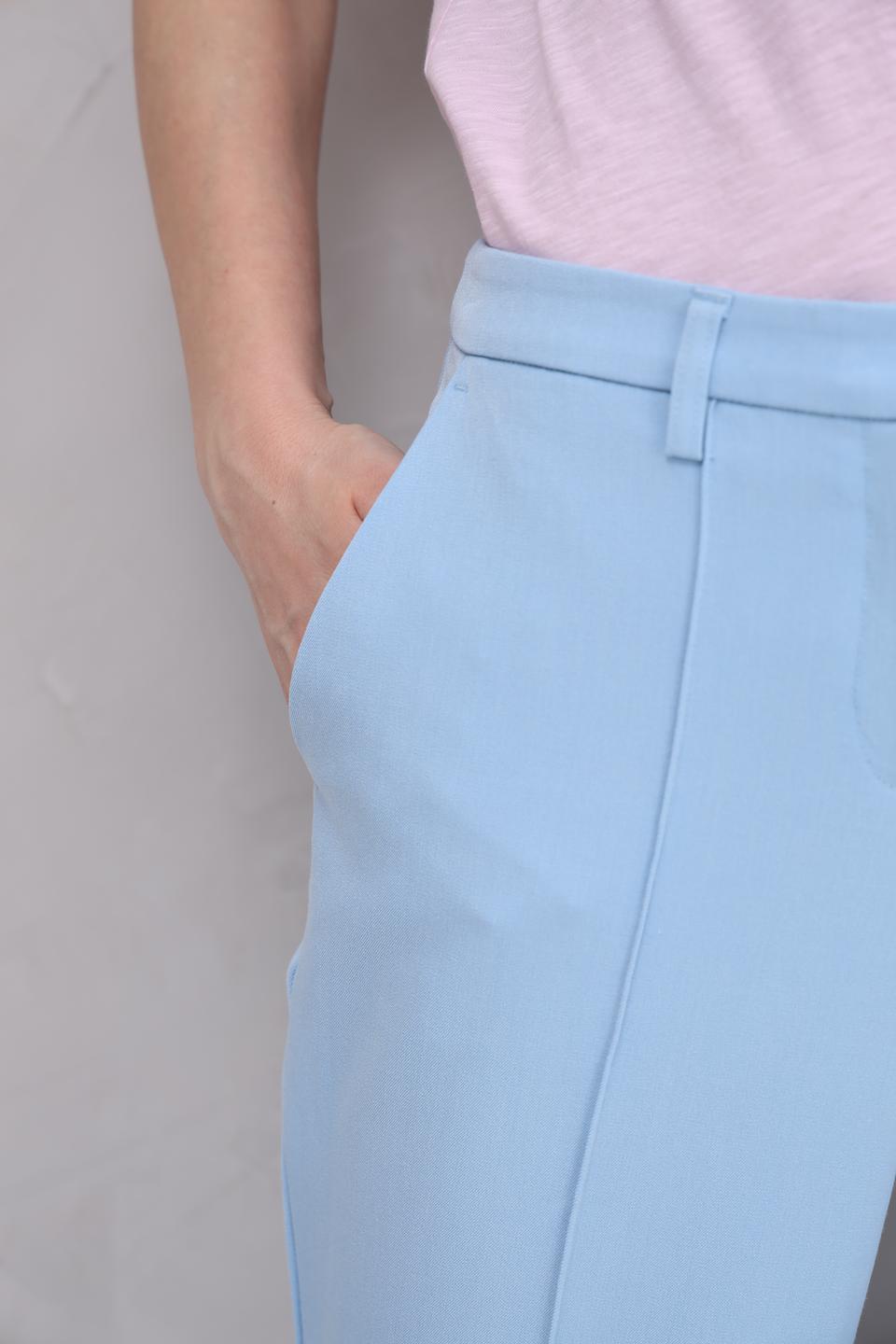 Брюки классические Tom Tailor голубые