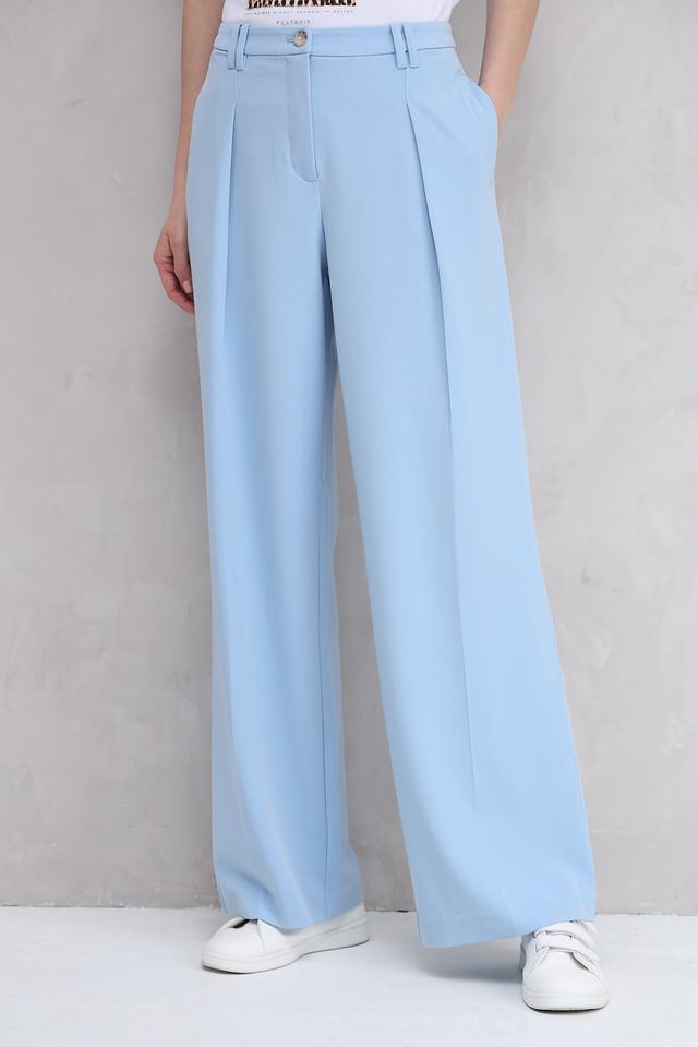 Брюки палаццо Tom Tailor голубые