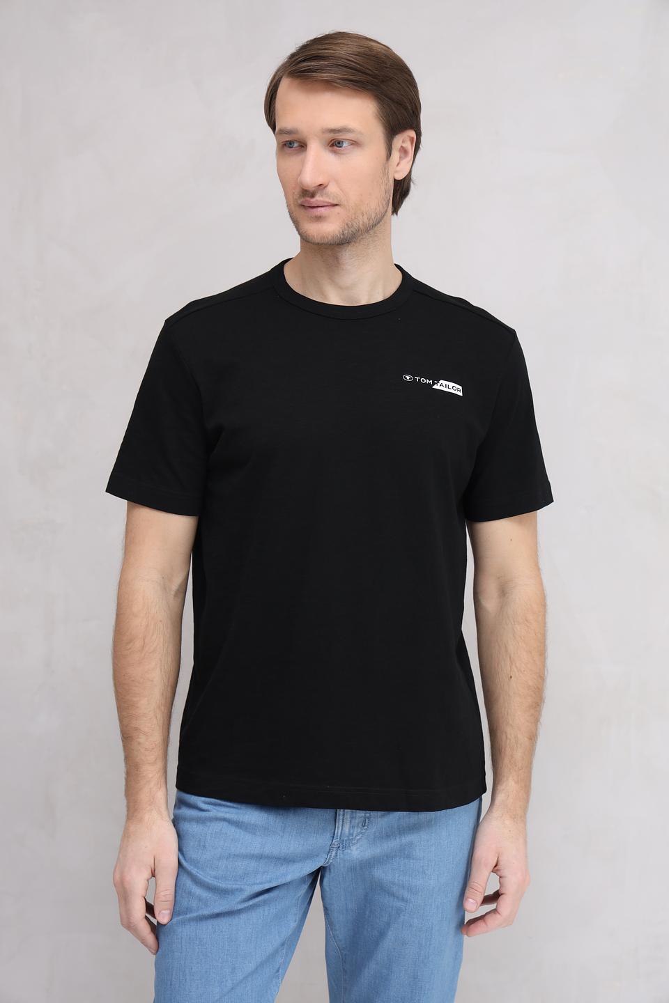 Футболка Tom Tailor basic чёрная