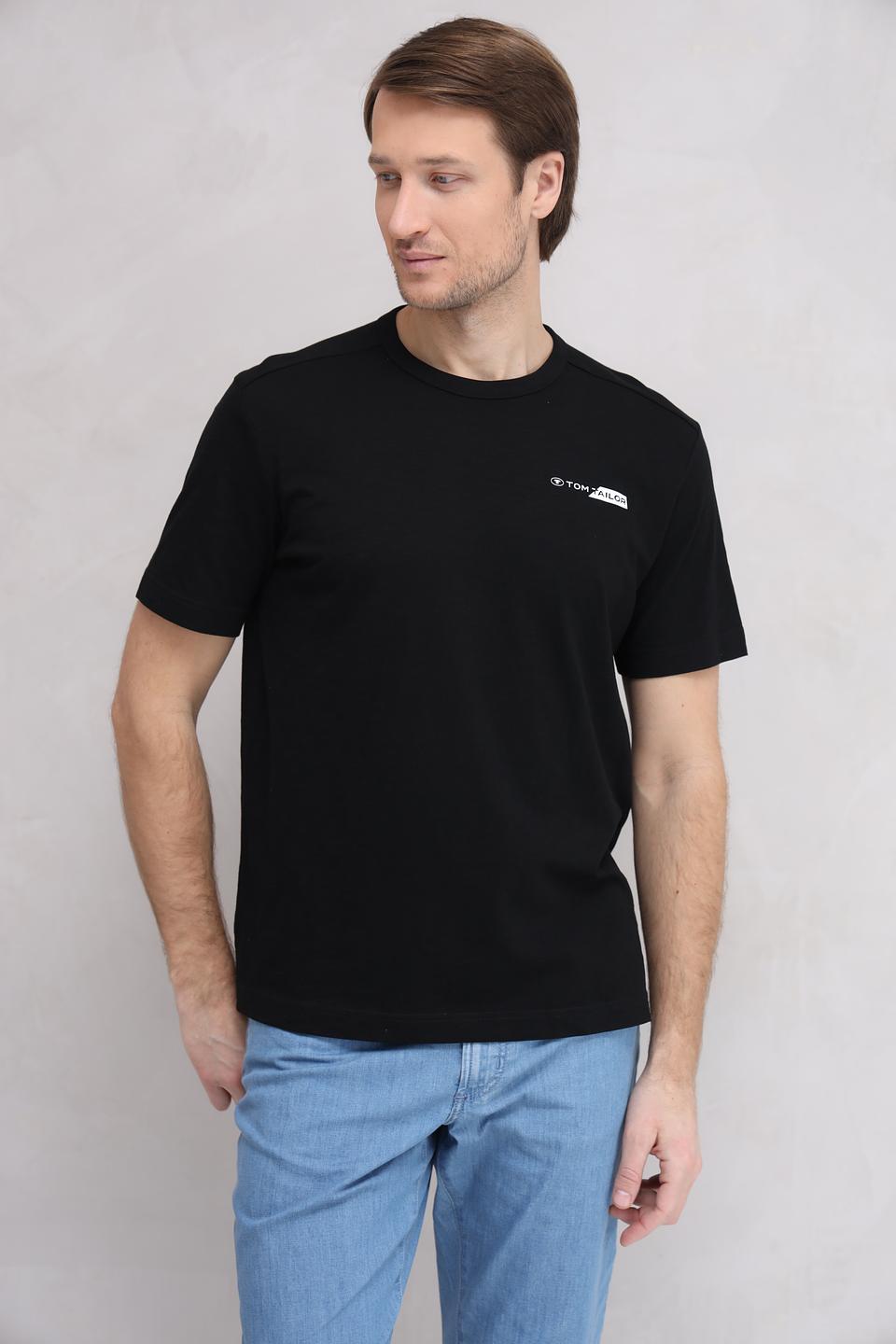 Футболка Tom Tailor basic чёрная