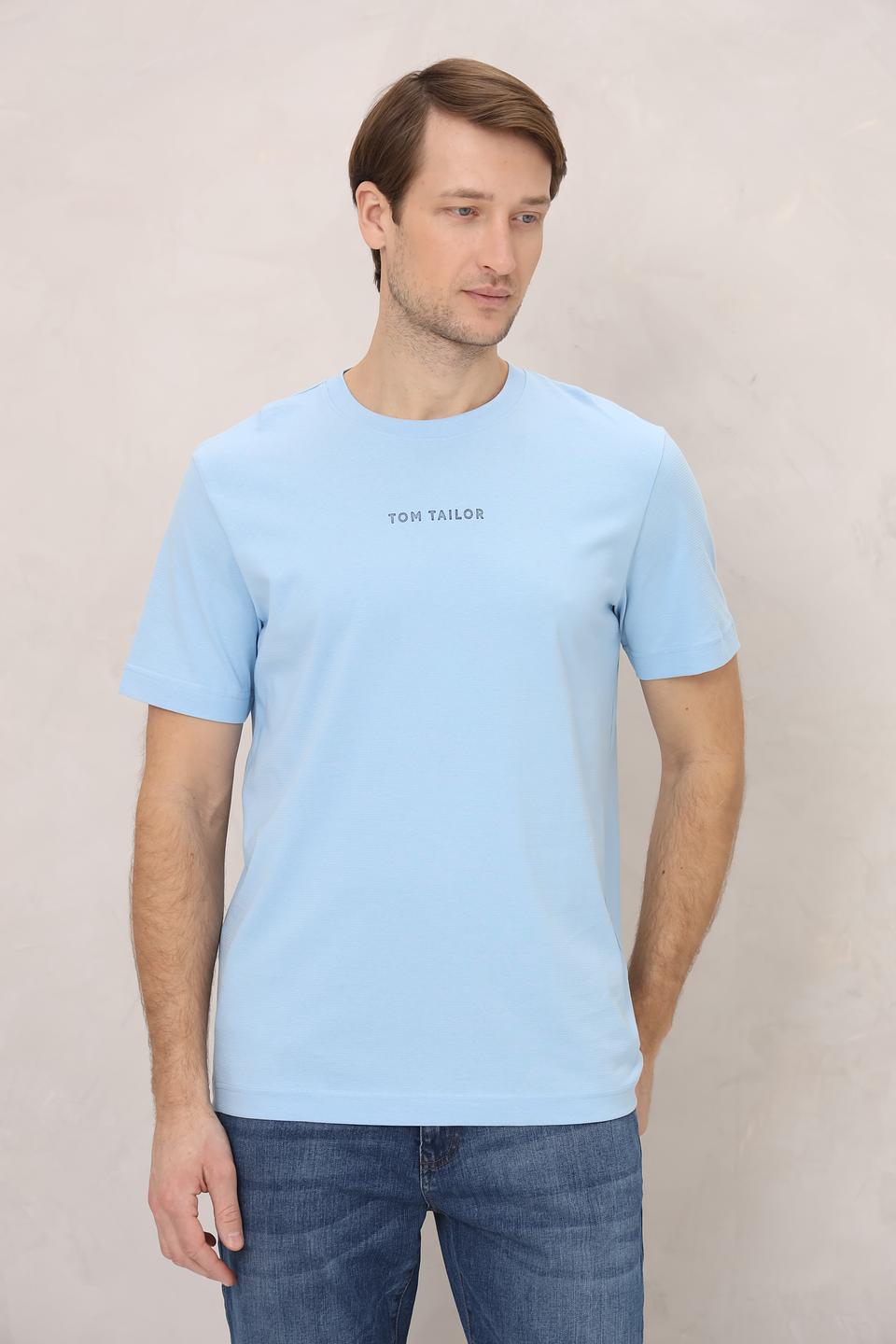 Футболка Tom Tailor голубая