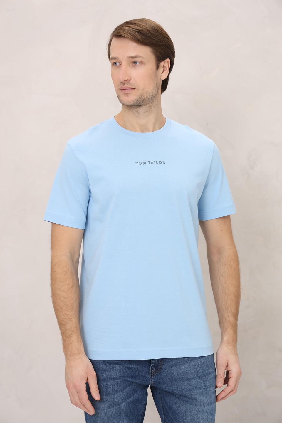Футболка Tom Tailor голубая