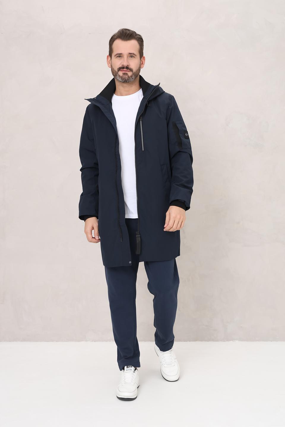 Плащ Tom Tailor мужской тёмно-синий