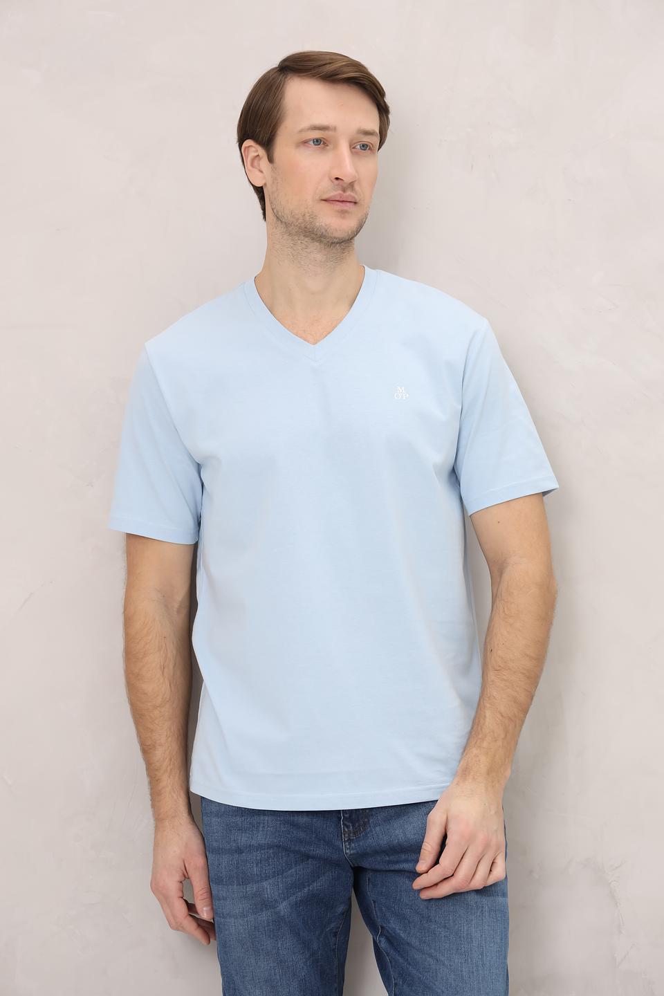 Футболка Marc O Polo V-neck голубая