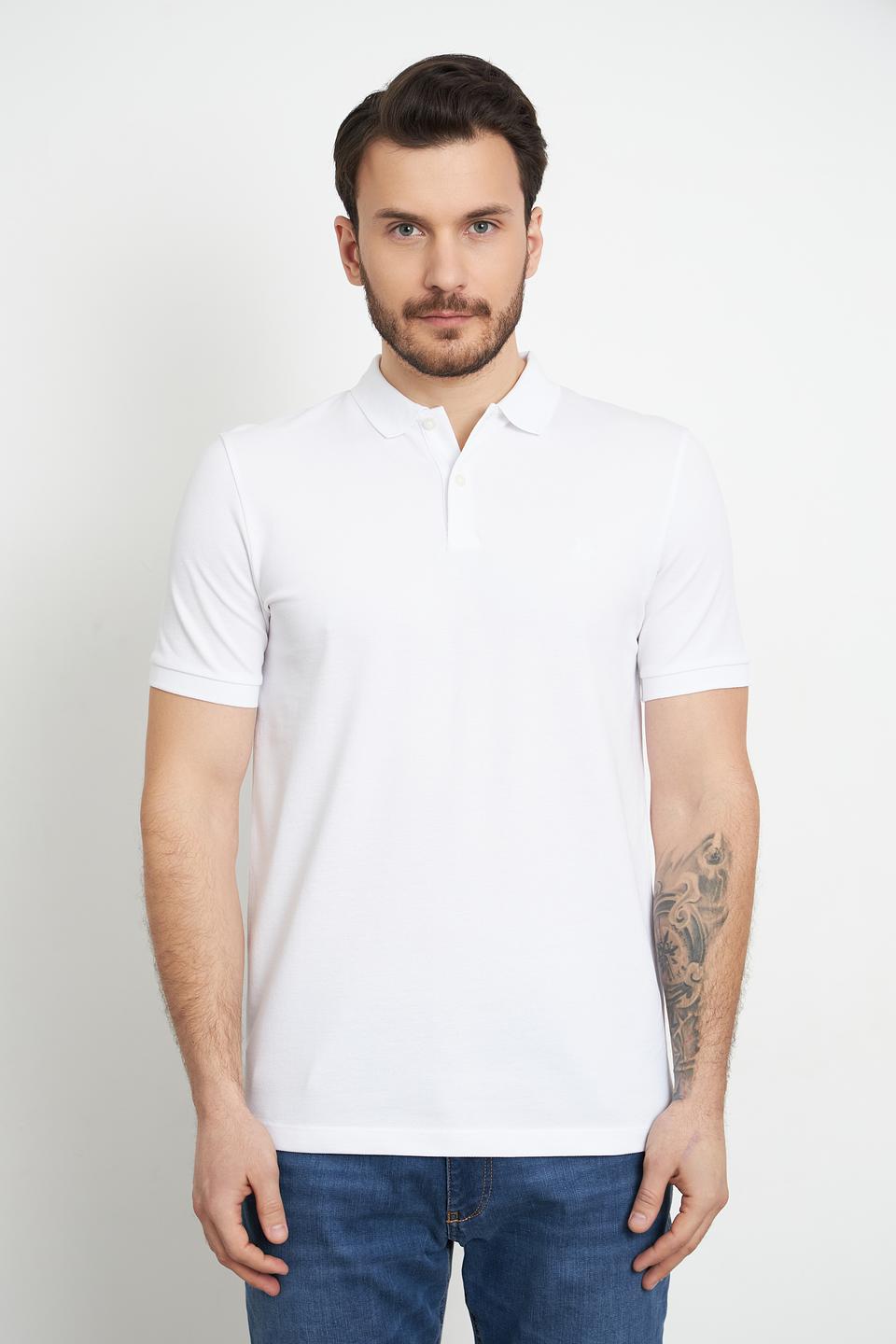 Поло Marc O Polo хлопковое белое