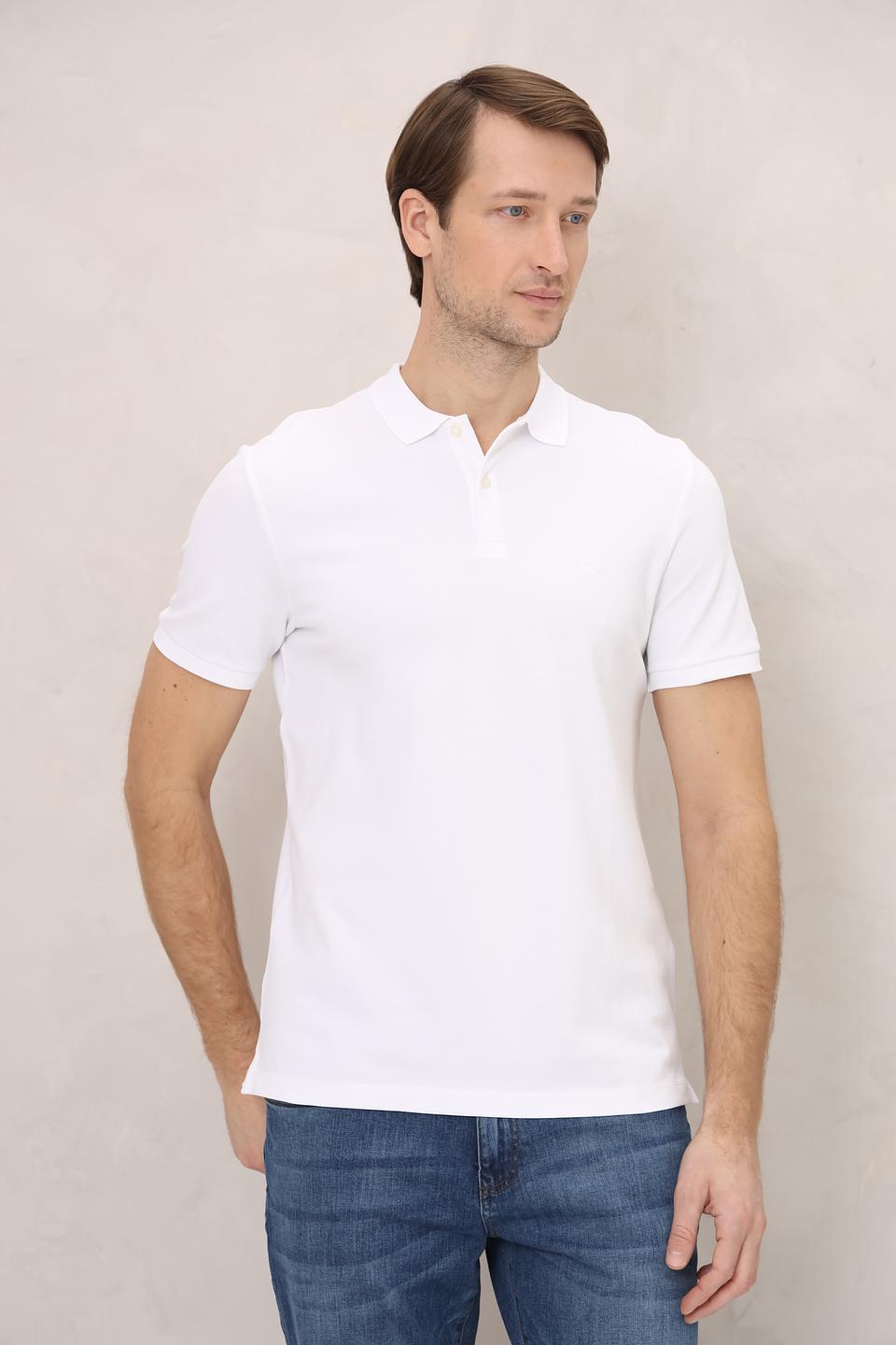 Поло Marc O Polo хлопковое белое