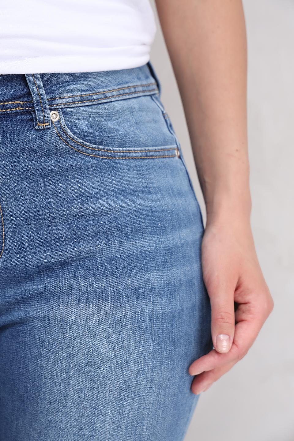 Джинсы Broadway клеш голубой