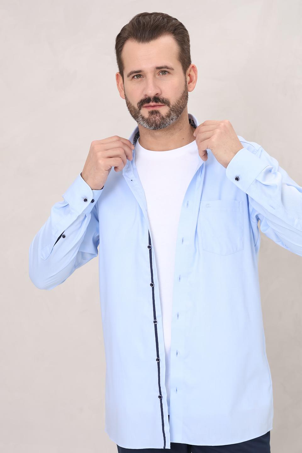 Рубашка Casa Moda голубая