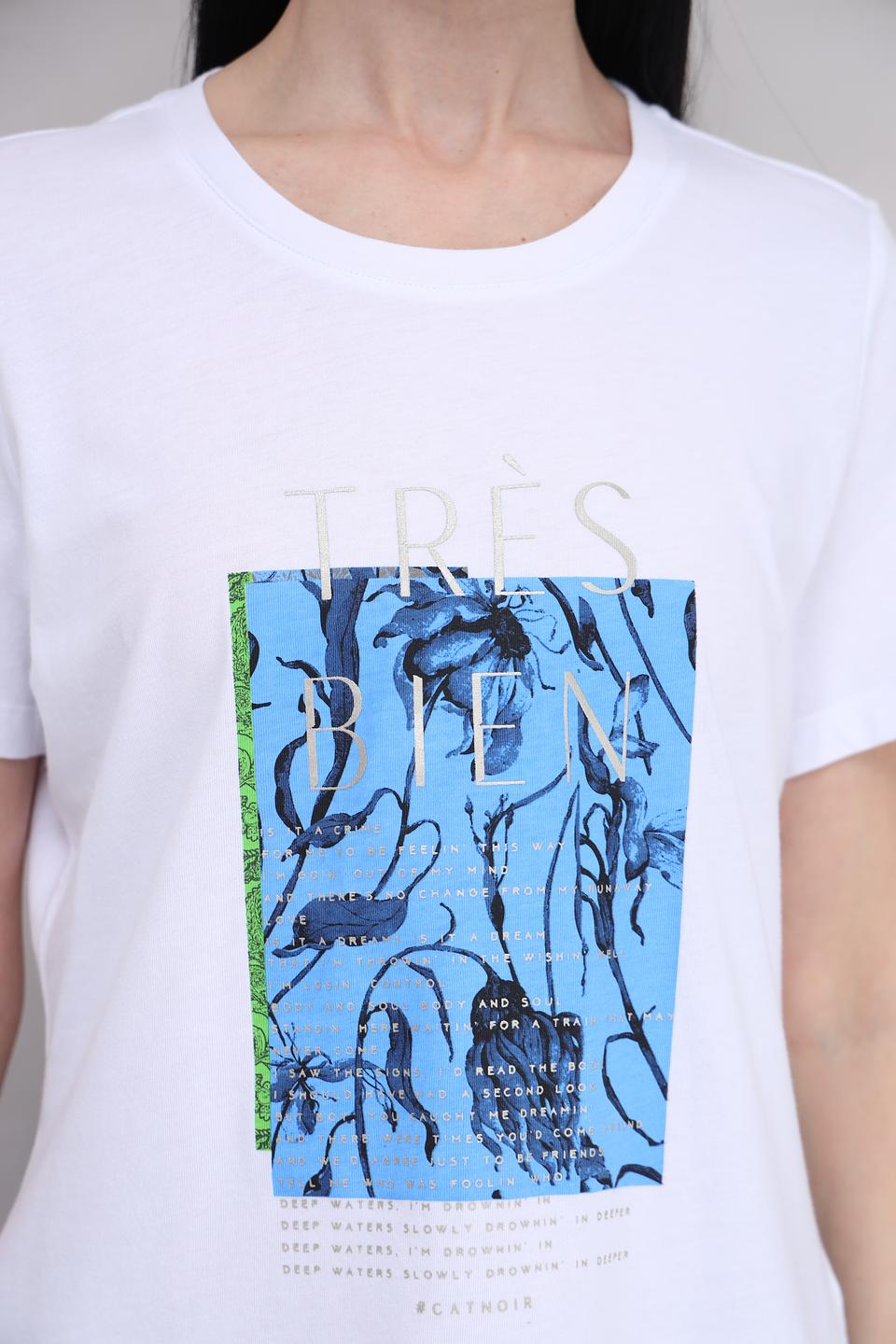 Футболка Catnoir с принтом