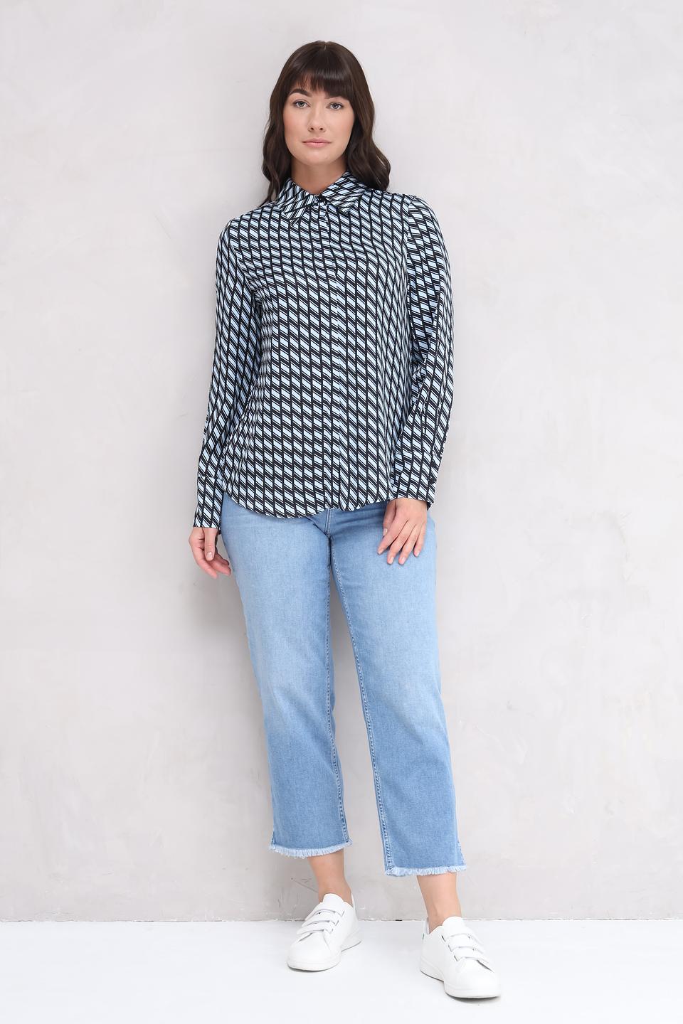 Рубашка Marc Aurel с геометрическим принтом