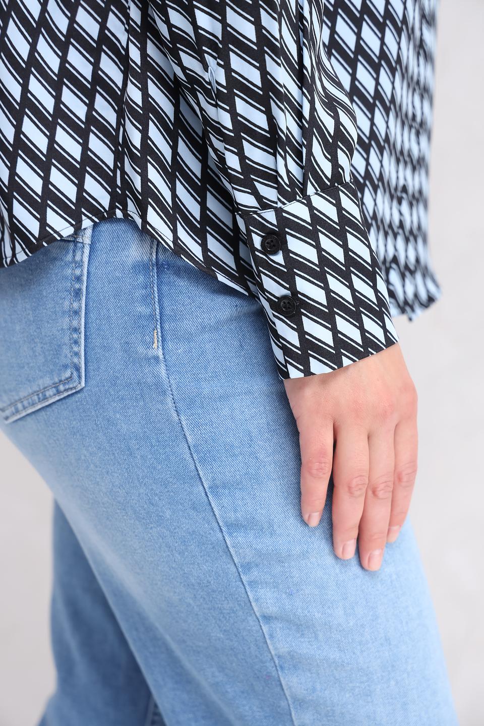 Рубашка Marc Aurel с геометрическим принтом