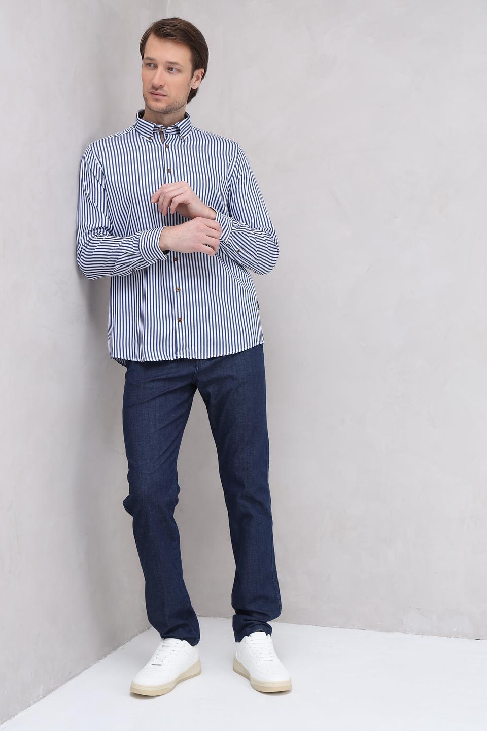 Рубашка Bugatti в полоску