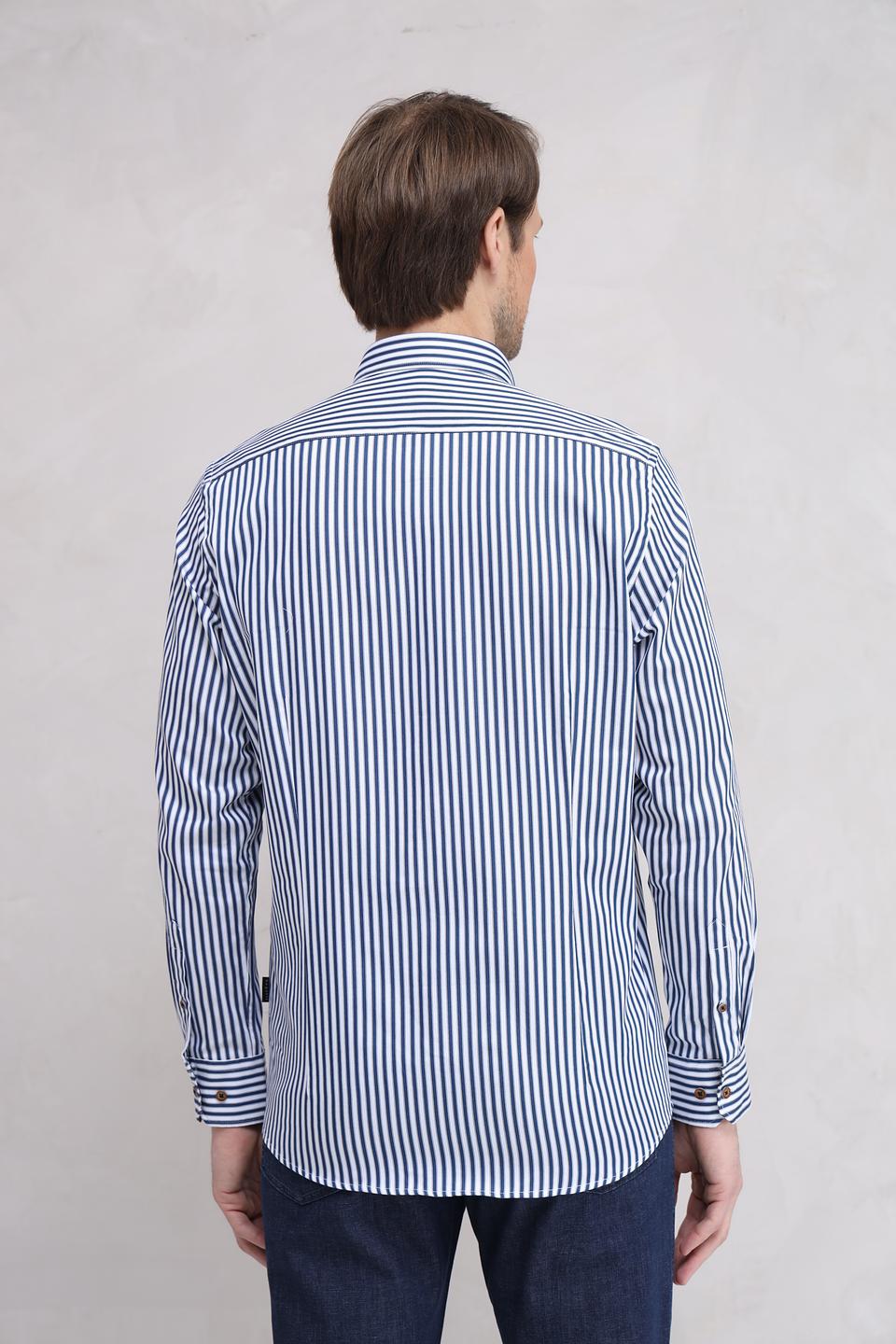 Рубашка Bugatti в полоску