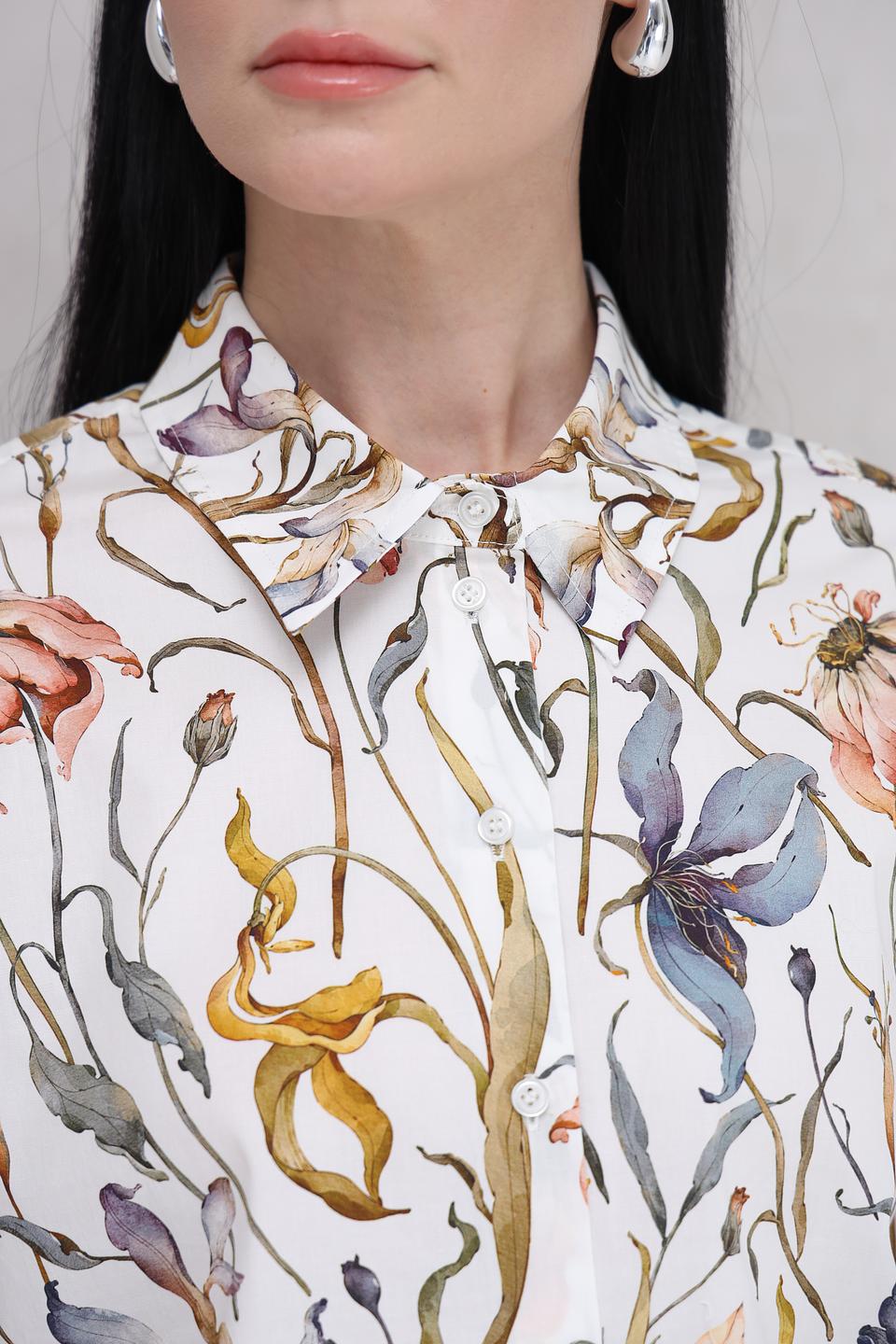 Блуза Catnoir с цветочным принтом