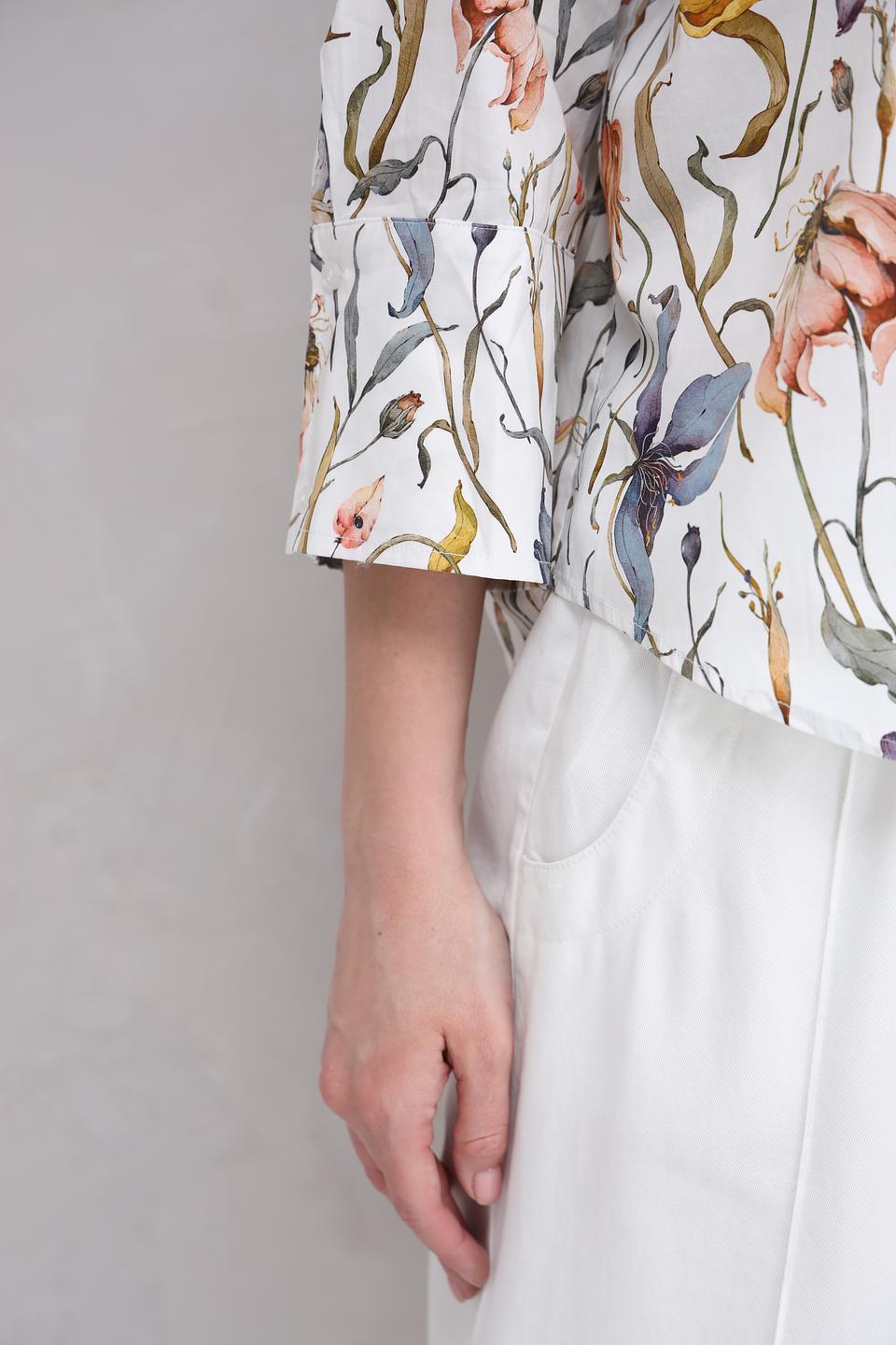 Блуза Catnoir с цветочным принтом