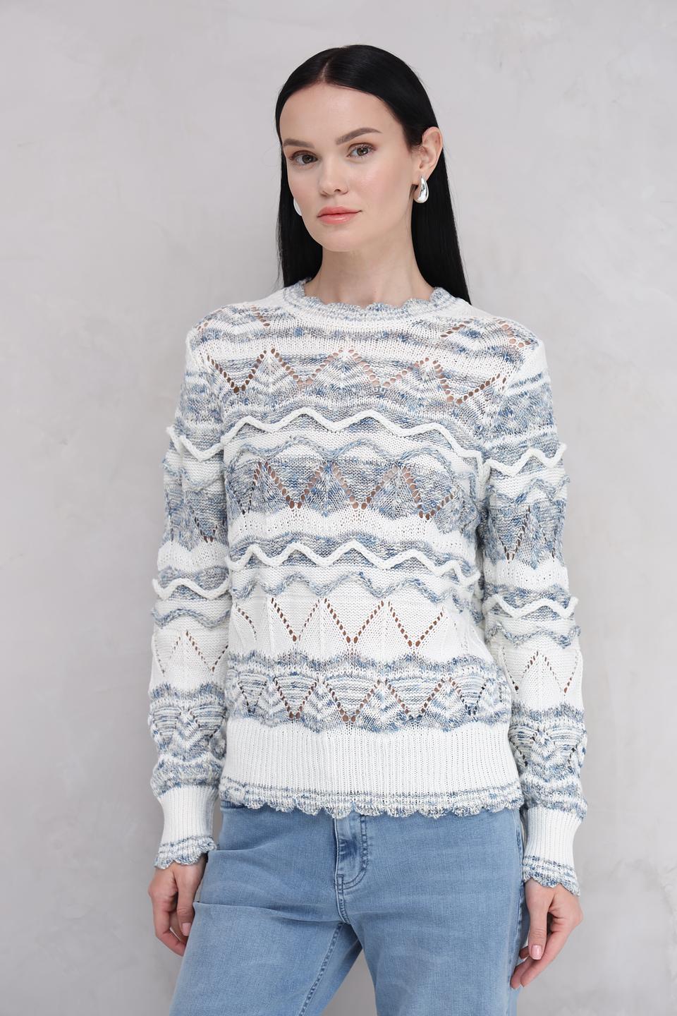 Пуловер Rich and Royal с узором