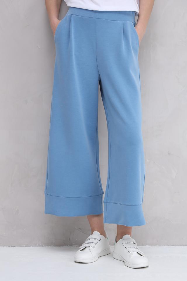 Брюки палаццо Rich and Royal голубые