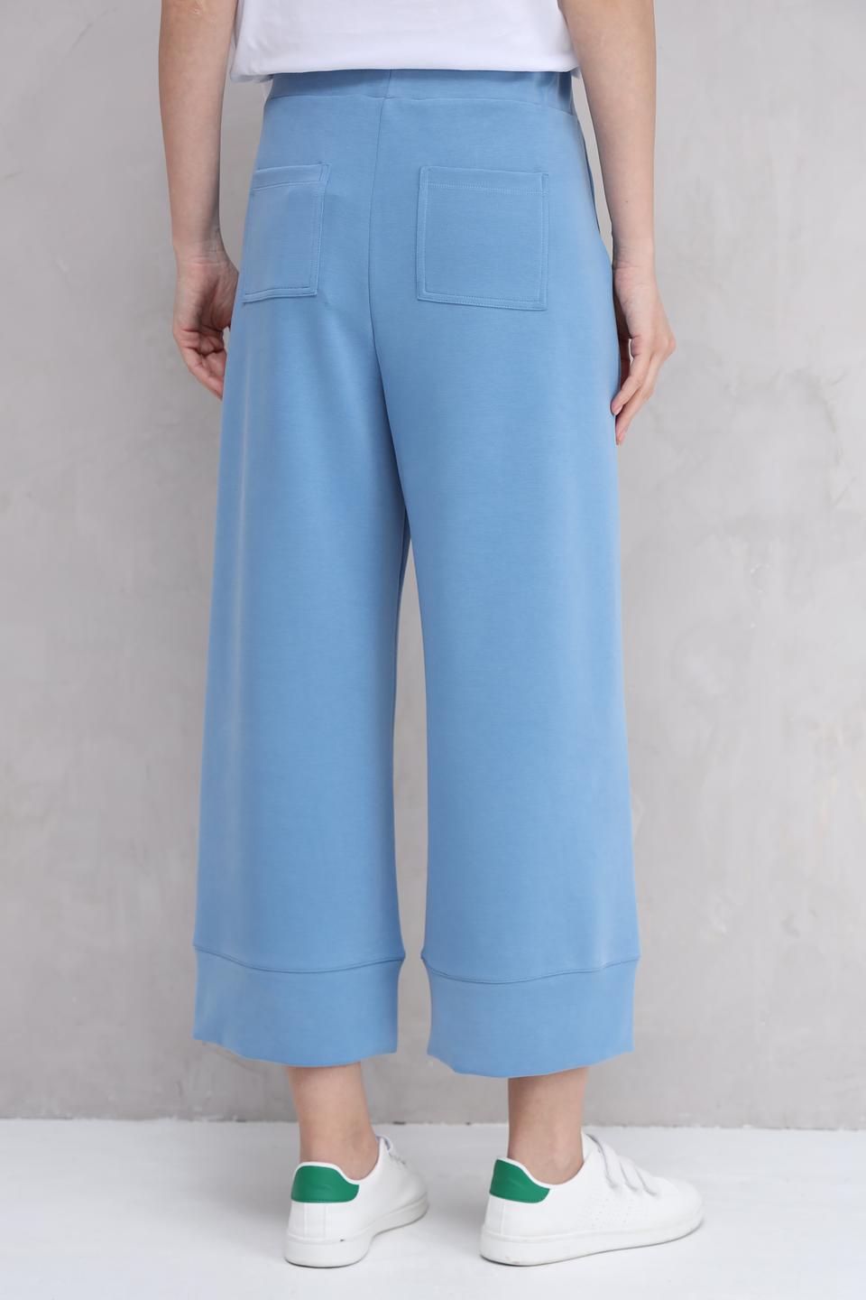 Брюки палаццо Rich and Royal голубые