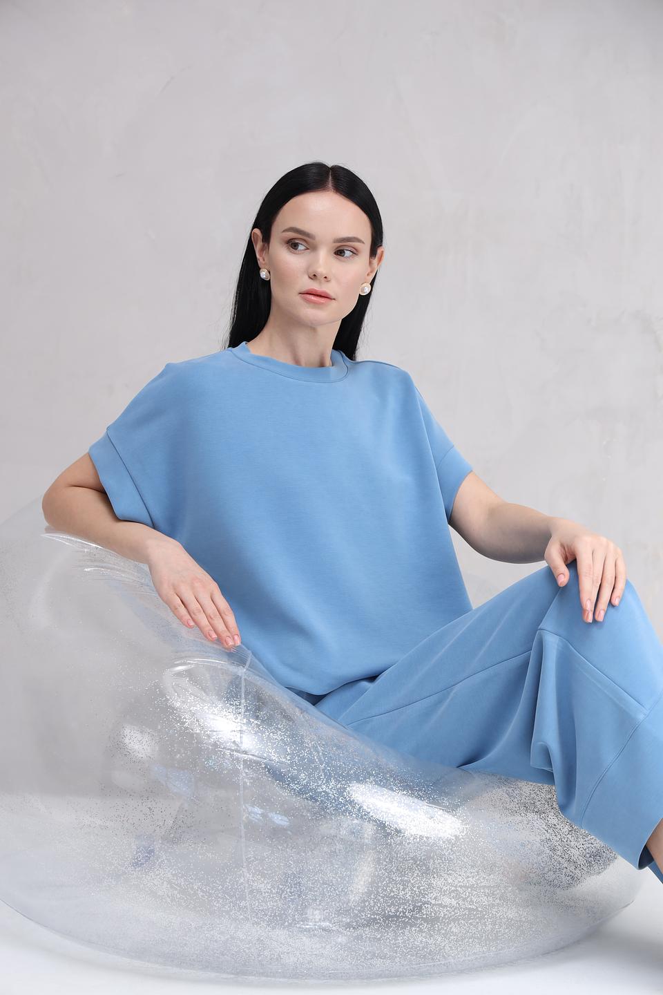 Пуловер Rich and Royal голубой