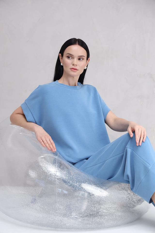 Пуловер Rich and Royal голубой