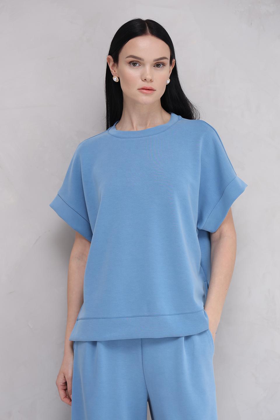 Пуловер Rich and Royal голубой