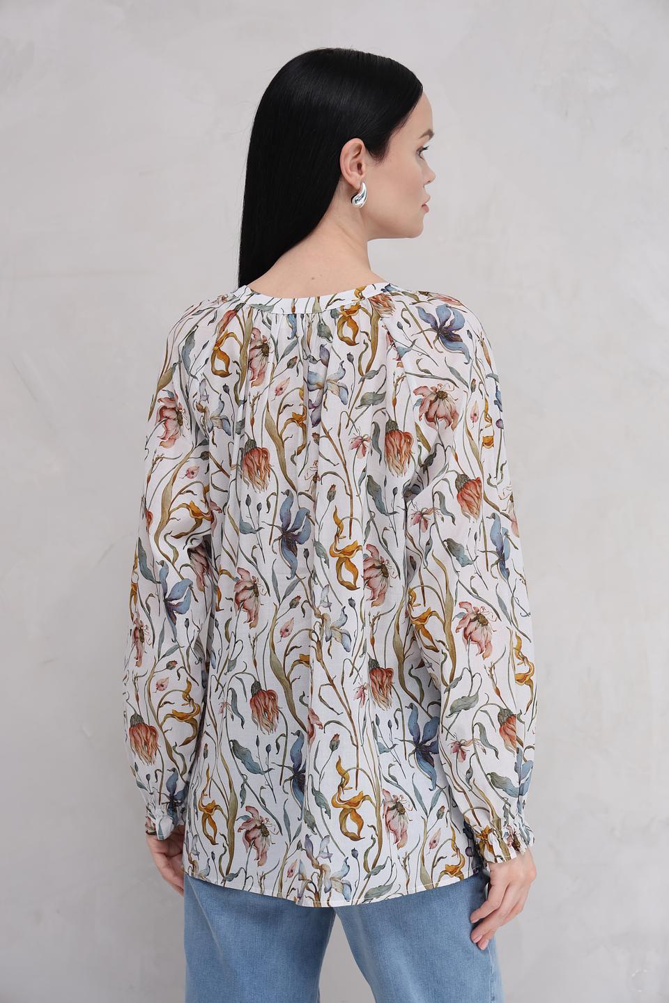 Блуза Catnoir с цветочным принтом