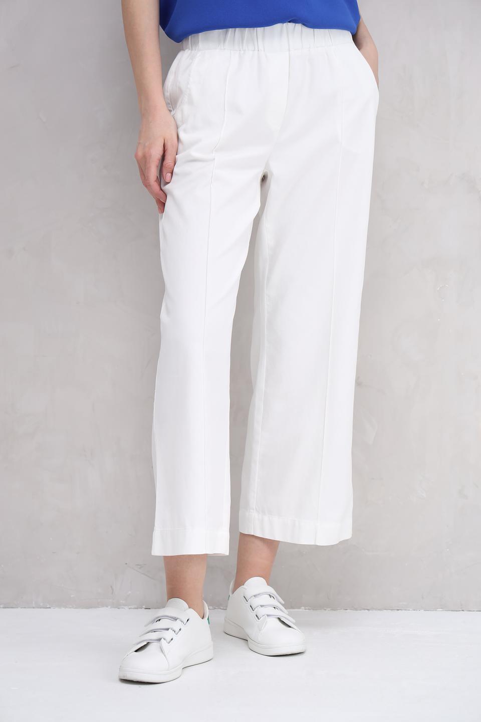 Брюки кюлоты Catnoir белые