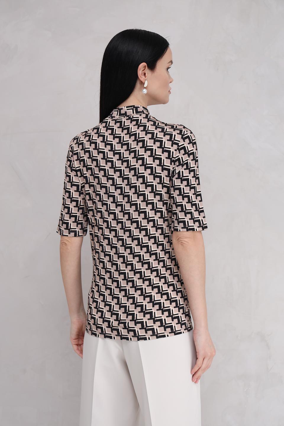 Водолазка Marc Aurel с геометрическим принтом