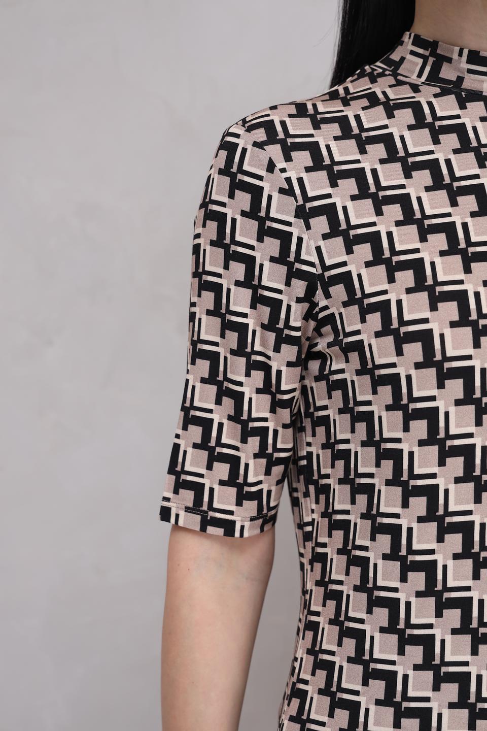 Водолазка Marc Aurel с геометрическим принтом