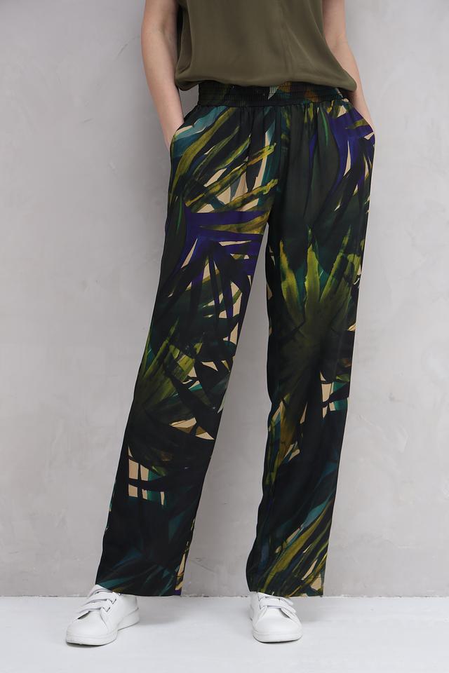 Брюки Catnoir с тропическим принтом