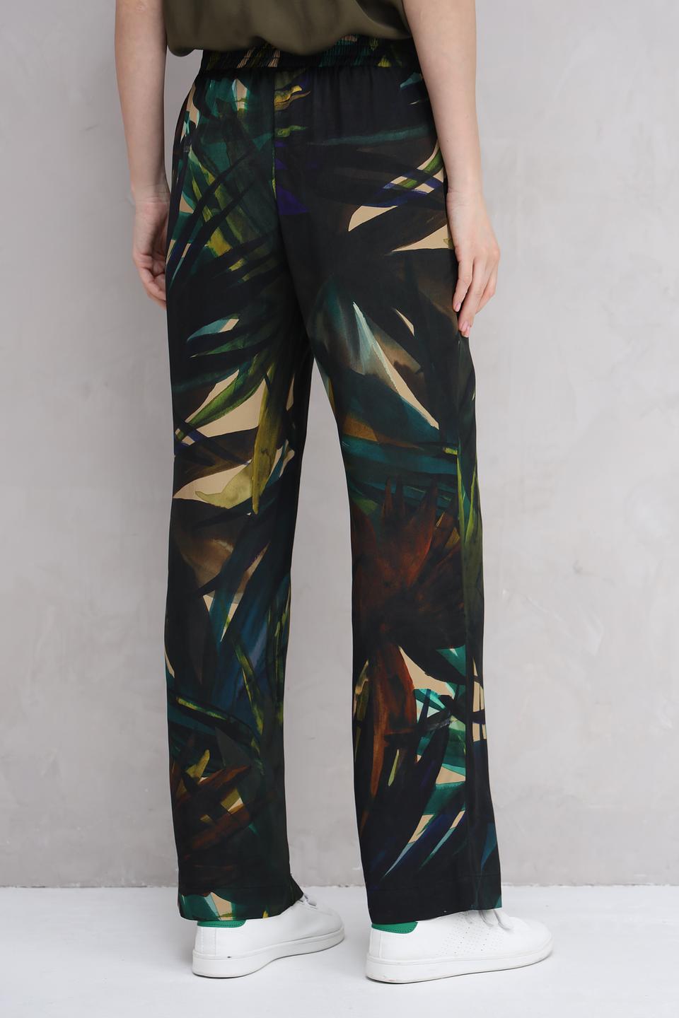 Брюки Catnoir с тропическим принтом