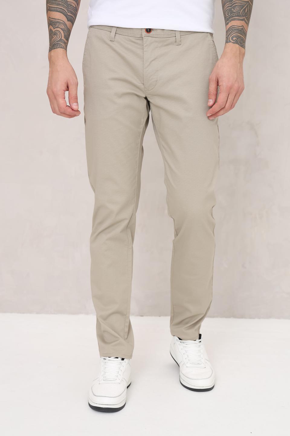 Брюки чинос Hattric бежевые