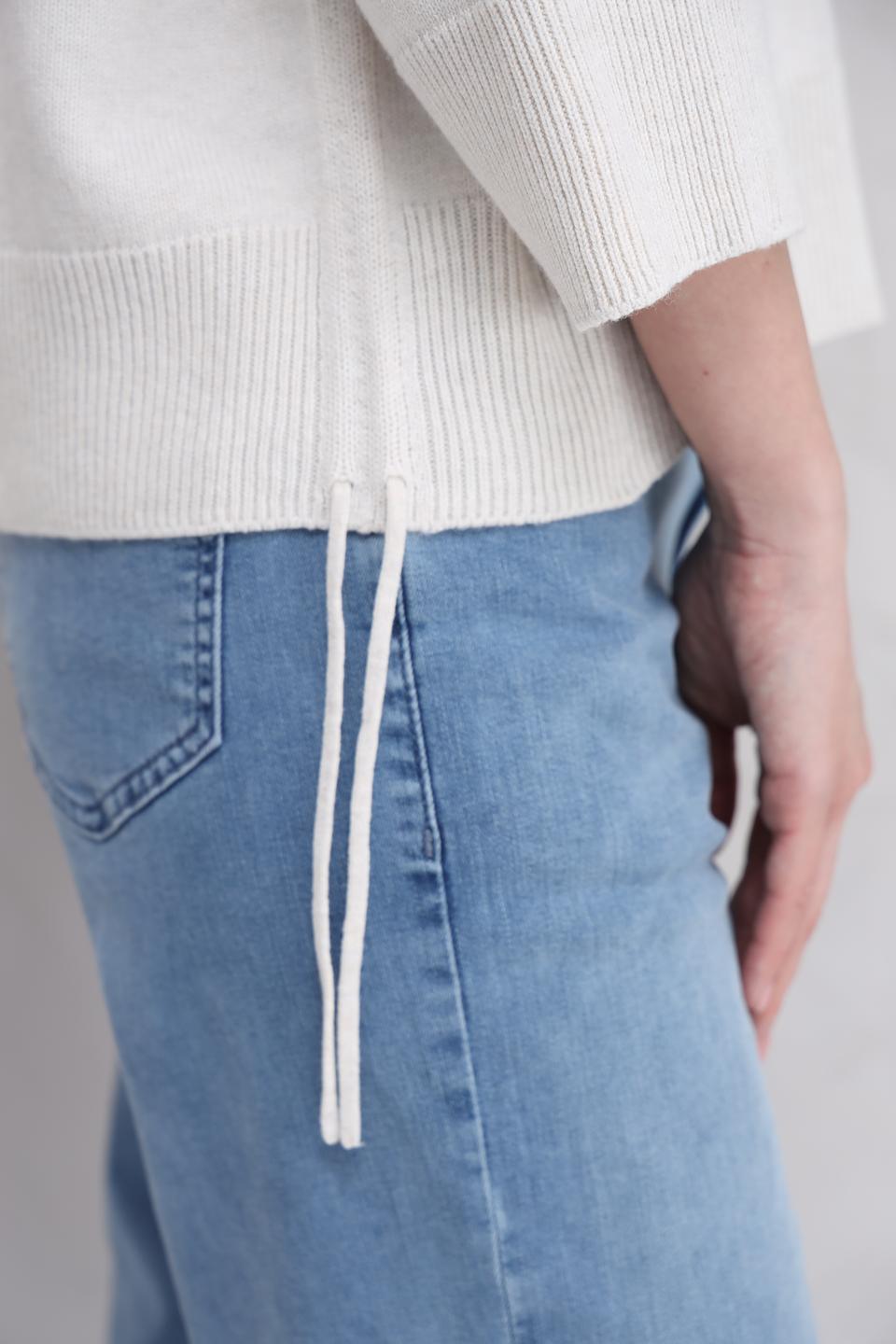 Пуловер Oui женский молочный